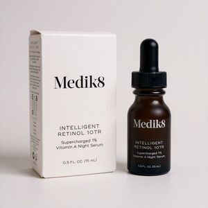 Medik8 Intelligent Retinol 10TR Vit A Night Serum 0.5 fl oz / 15ml Full Size NIB